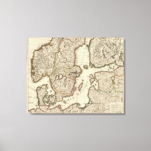 Schweden, Norwegen, Europa Leinwanddruck (Vorderseite)