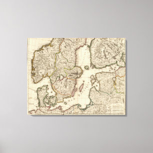 Schweden, Norwegen, Europa Leinwanddruck