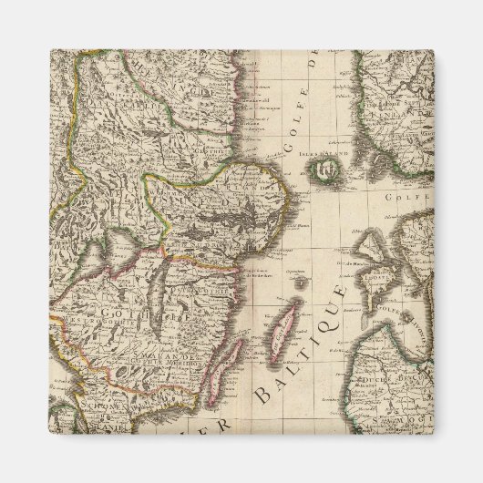 Schweden, Norwegen, Europa Magnet (Vorne)