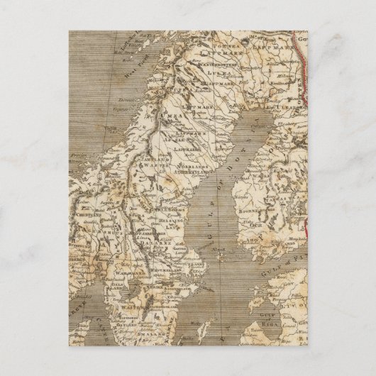 Schweden, Norwegen Karte von Arrowsmith (Vorderseite)