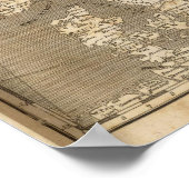 Schweden, Norwegen Karte von Arrowsmith Poster (Ecke)