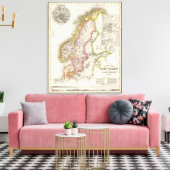 Schweden, Norwegen Leinwanddruck (Insitu (Wohnzimmer))
