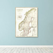 Schweden, Norwegen, Norwegen Leinwanddruck (Insitu (Holzboden))