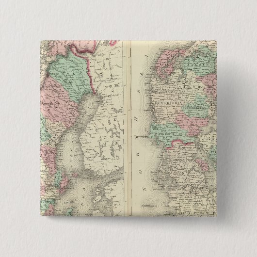 Schweden, Norwegen und Dänemark 2 Button (Vorderseite)