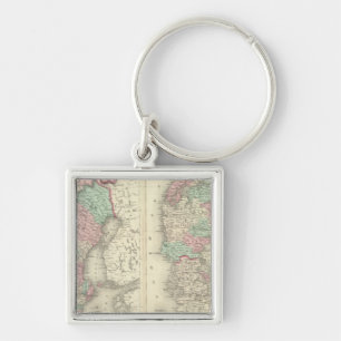 Schweden, Norwegen und Dänemark 2 Schlüsselanhänger