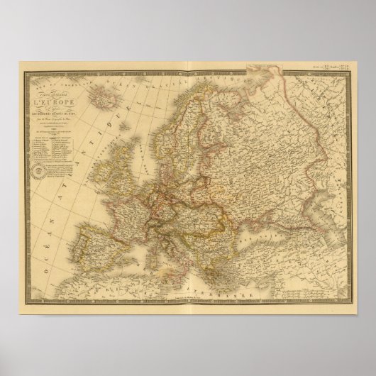 Schweden, Norwegen und Dänemark Poster (Vorne)