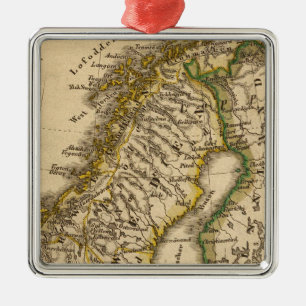 Schweden, Norwegen und Finnland Ornament Aus Metall