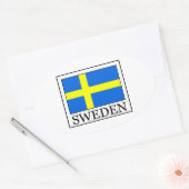 Schweden Ovaler Aufkleber (Umschlag)