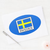 Schweden Ovaler Aufkleber (Umschlag)