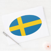 Schweden Ovaler Aufkleber (Umschlag)