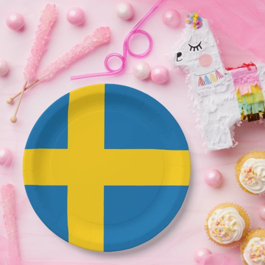 Schweden Pappteller (Party)