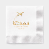 Schweden Pass Servietten Mit Folie (Vorderseite)