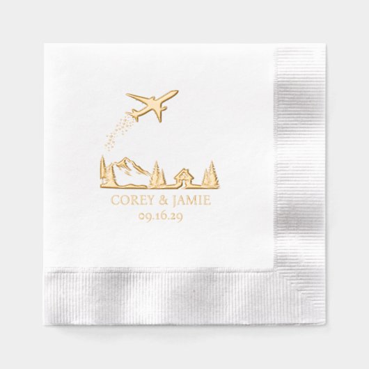 Schweden Pass Servietten Mit Folie (Vorderseite)