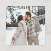 Schweden Pass Wedding QR Begleitkarte (Rückseite)