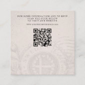 Schweden Pass Wedding QR Begleitkarte (Vorderseite)