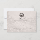 Schweden Passport Wedding RSVP Karte (Vorderseite)