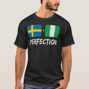 Schweden Plus Nigerias Perfection Mix Heritage Fla T-Shirt