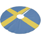 Schweden Polyester Weihnachtsbaumdecke (Schrägansicht)