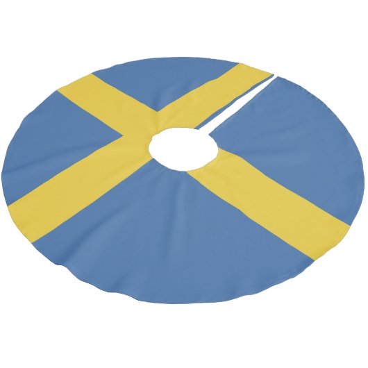 Schweden Polyester Weihnachtsbaumdecke (Schrägansicht)