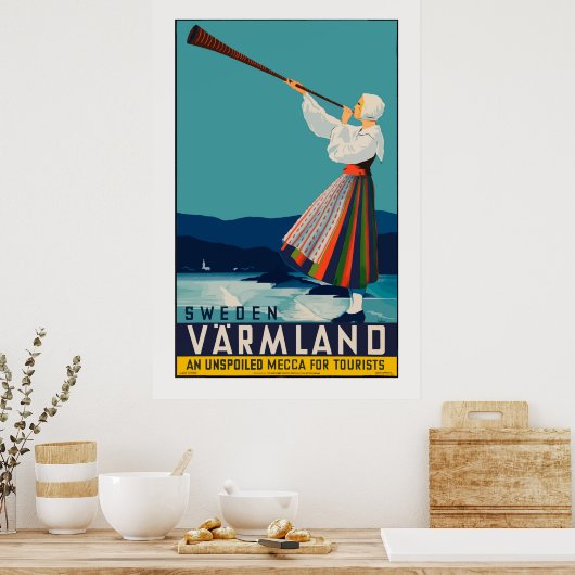 Schweden Poster (Küche)