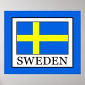 Schweden Poster (Vorne)
