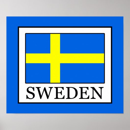 Schweden Poster (Vorne)