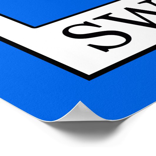 Schweden Poster (Ecke)