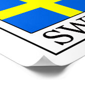 Schweden Poster (Ecke)