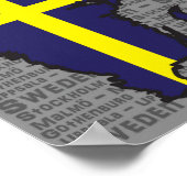 Schweden Poster (Ecke)