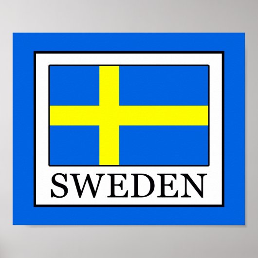 Schweden Poster (Vorne)