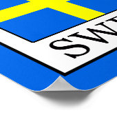 Schweden Poster (Ecke)