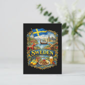 Schweden Postkarte (Stehend Vorderseite)
