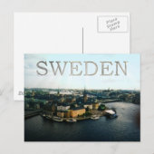 Schweden Postkarte (Vorne/Hinten)