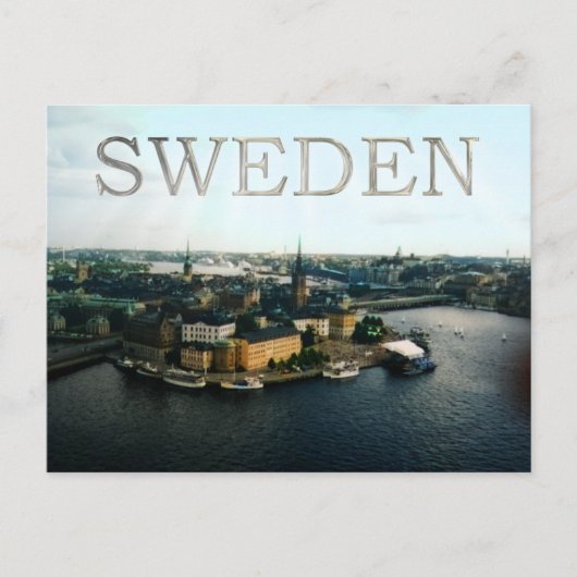 Schweden Postkarte (Vorderseite)