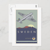 Schweden Postkarte (Vorne/Hinten)