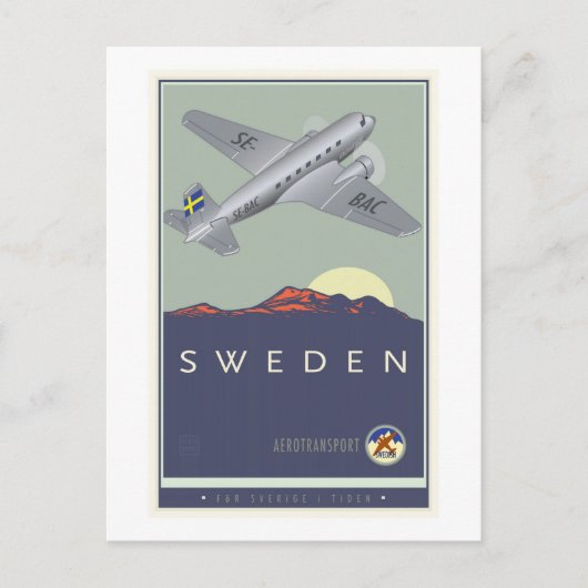 Schweden Postkarte (Vorderseite)