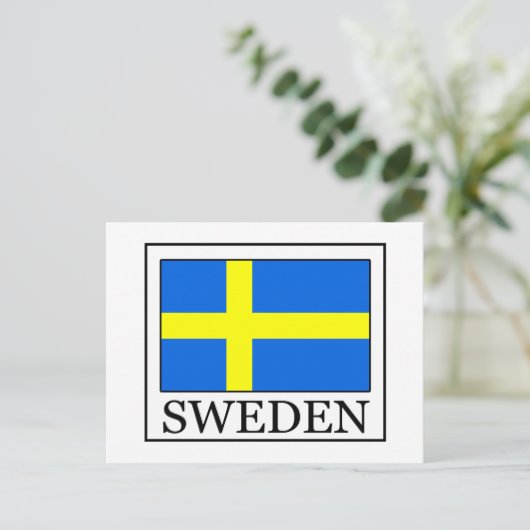 Schweden Postkarte (Stehend Vorderseite)