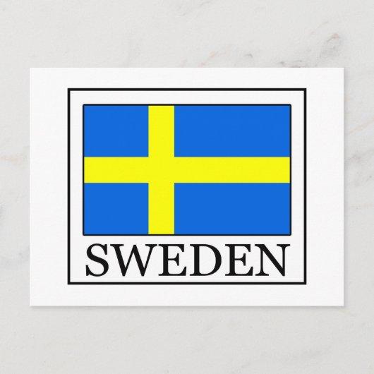 Schweden Postkarte (Vorderseite)