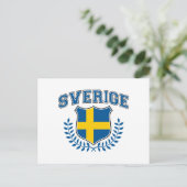 Schweden Postkarte (Stehend Vorderseite)