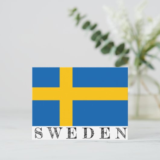 Schweden Postkarte (Stehend Vorderseite)