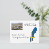 Schweden Postkarte (Stehend Vorderseite)