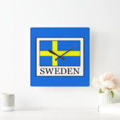 Schweden Quadratische Wanduhr (Zuhause)