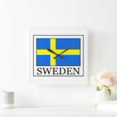 Schweden Quadratische Wanduhr (Zuhause)