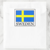 Schweden Rechteckiger Aufkleber (Tasche)