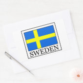Schweden Rechteckiger Aufkleber (Umschlag)