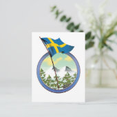 Schweden Retrologo Postkarte (Stehend Vorderseite)