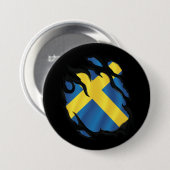 Schweden-Rippfahne Button (Vorne & Hinten)