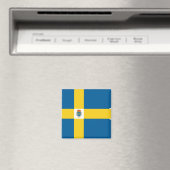 Schweden-Royal-Flagge, Schweden Magnet (In Situ (Geschirrspüler))
