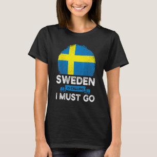 Schweden ruft an, dass ich die Wurzeln des schwedi T-Shirt