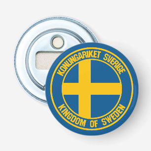 Schweden Runde Emblem Flaschenöffner